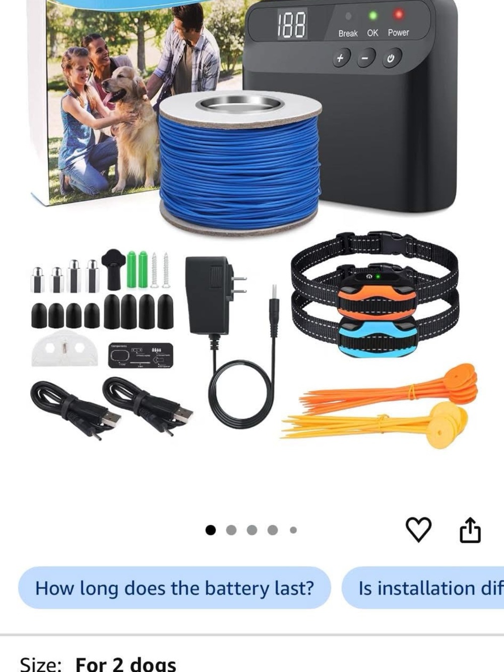 Dog Fencing with collars